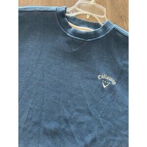Y2K Callaway Golf Blue Men’s Sweater Size Large